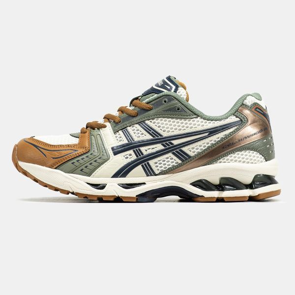 Asics Gel-Kayano 14 Grey Silver Black Orange 11411-36 фото