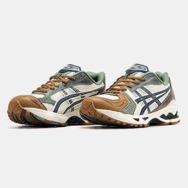 Asics Gel-Kayano 14 Grey Silver Black Orange 11411-36 фото