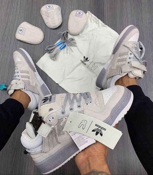 Adidas Forum x Bad Bunny Light Grey 2830-36 фото