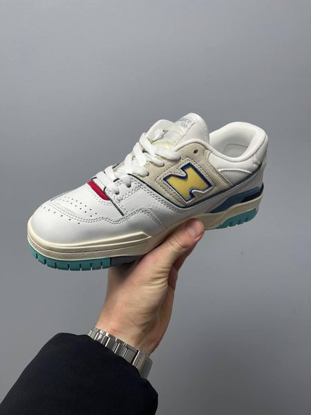 New Balance 550 White Yellow Logo 883-36 фото