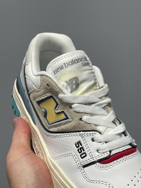 New Balance 550 White Yellow Logo 883-36 фото