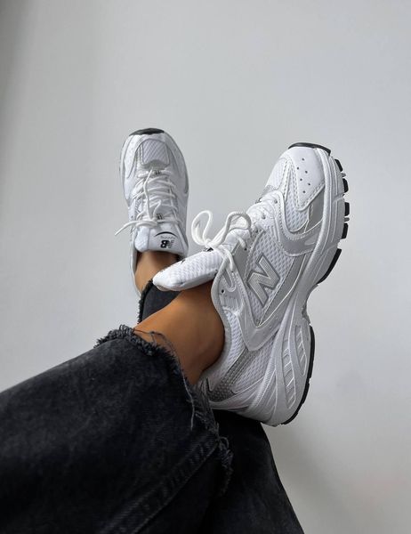 New Balance 530 White Silver 4 7817-36 фото