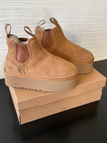 Ugg Neumel Platform Chestnut (на резинці) 9835-36 фото