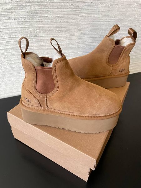 Ugg Neumel Platform Chestnut (на резинці) 9835-36 фото