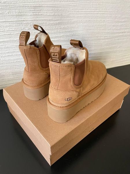 Ugg Neumel Platform Chestnut (на резинці) 9835-36 фото