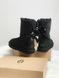 UGG Short Bailey Bow Black 5300-36 фото 6