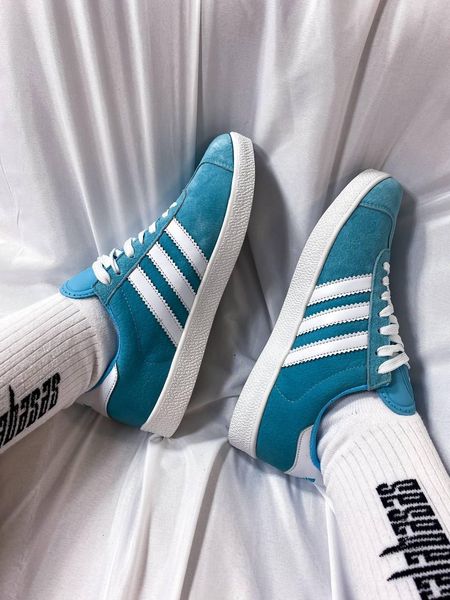 Adidas Gazelle Blue Green v2 2826-36 фото