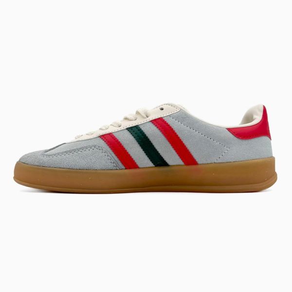 Adidas Gazelle Grey Red 10618-36 фото