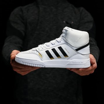 Adidas Drop Step White Black Gold 8918-42 фото