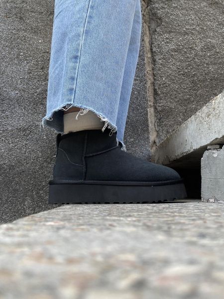 Ugg Classic Ultra Mini Platform Black 9429-36 фото