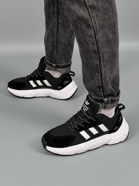 Adidas ZX 22 Boost Black White 7159-36 фото