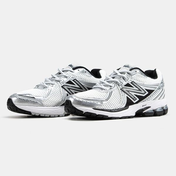 New Balance 860v2. White Silver 9122-36 фото