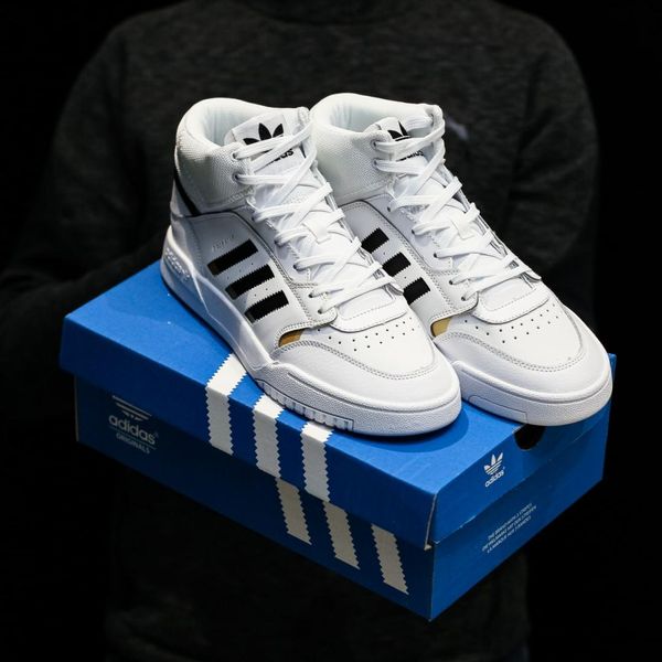 Adidas Drop Step White Black Gold 8918-42 фото