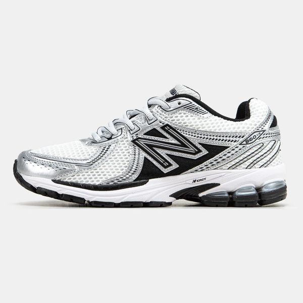 New Balance 860v2. White Silver 9122-36 фото