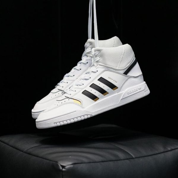 Adidas Drop Step White Black Gold 8918-42 фото