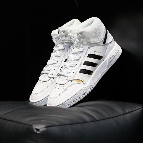 Adidas Drop Step White Black Gold 8918-42 фото