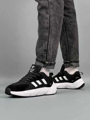 Adidas ZX 22 Boost Black White 7159-41 фото