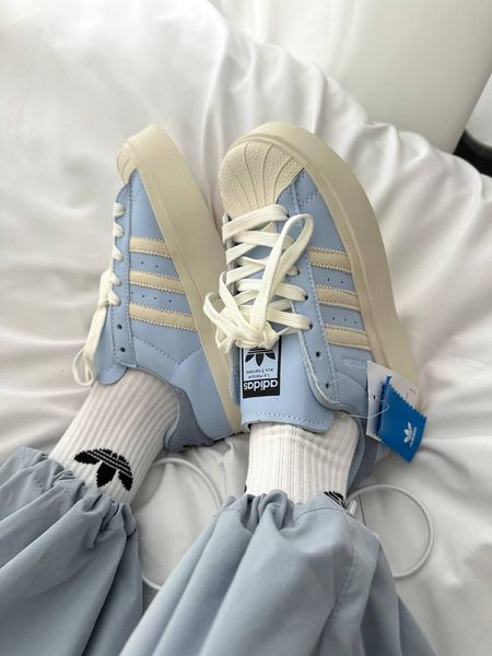 Adidas Superstar Bonega Blue Cream 9698-36 фото