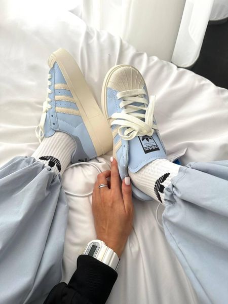 Adidas Superstar Bonega Blue Cream 9698-36 фото