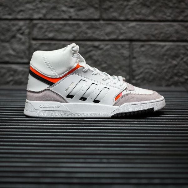 Adidas Drop Step High White Orange 8919-40 фото