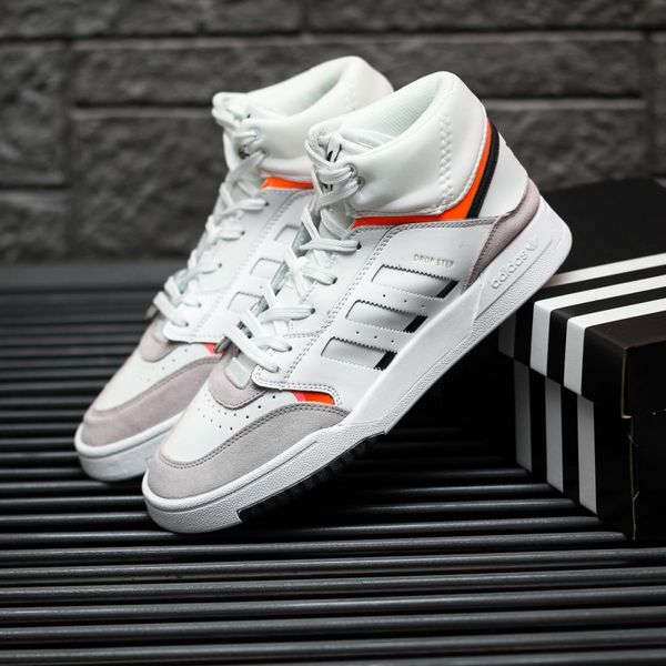 Adidas Drop Step High White Orange 8919-40 фото