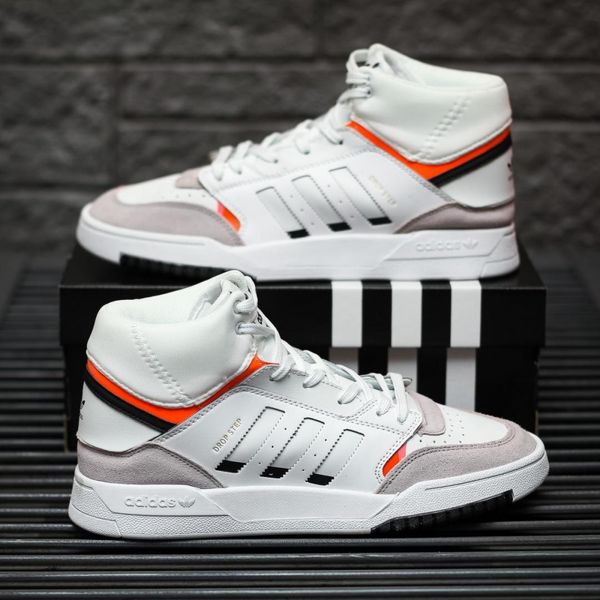 Adidas Drop Step High White Orange 8919-40 фото