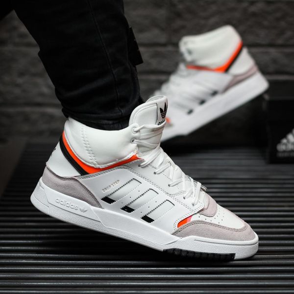 Adidas Drop Step High White Orange 8919-40 фото