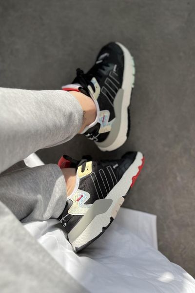 Adidas Nite Jogger Black White Red 2540-36 фото