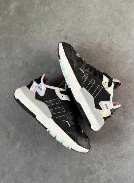 Adidas Nite Jogger Black White Red 2540-36 фото