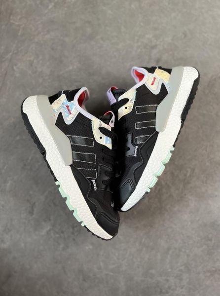 Adidas Nite Jogger Black White Red 2540-36 фото