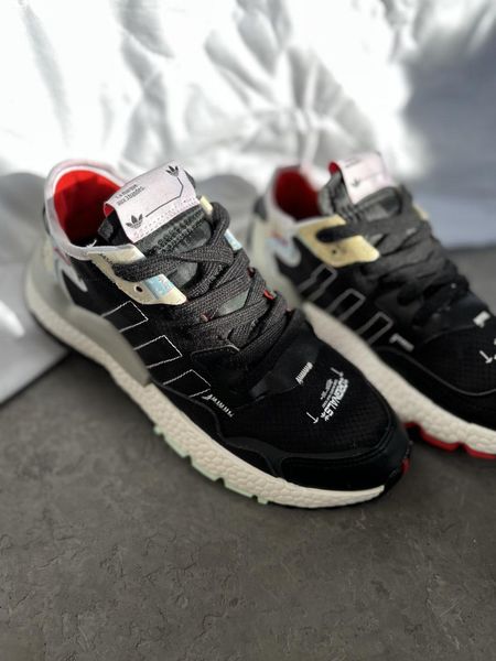 Adidas Nite Jogger Black White Red 2540-36 фото