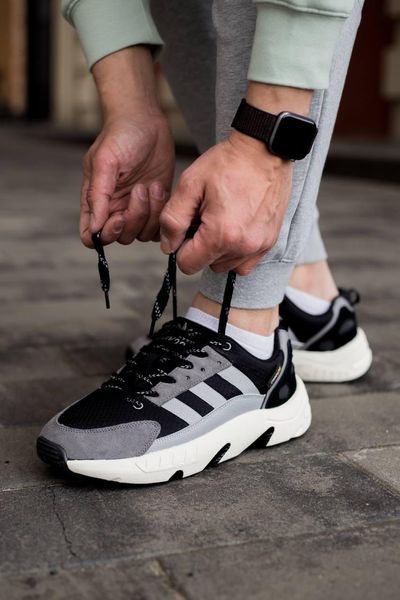 Adidas ZX 22 Boost Black White Grey 3145-36 фото