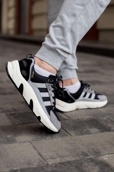 Adidas ZX 22 Boost Black White Grey 3145-36 фото