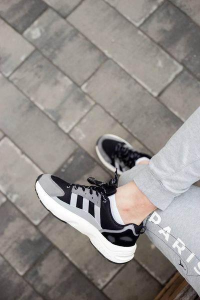 Adidas ZX 22 Boost Black White Grey 3145-36 фото