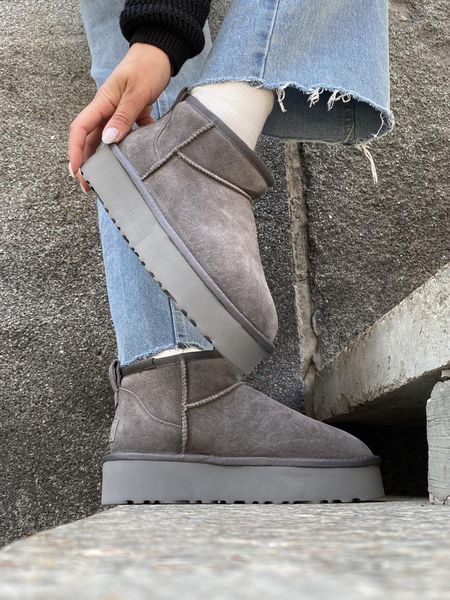 Ugg Classic Ultra Mini Platform Grey 9430-36 фото