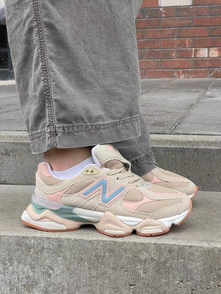 New Balance 9060 Beige Pink Blue 9492-36 фото