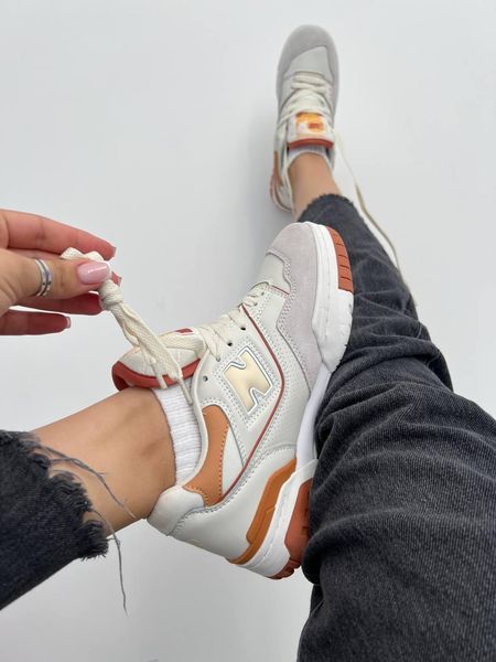 New Balance 550 White Orange 8000-36 фото