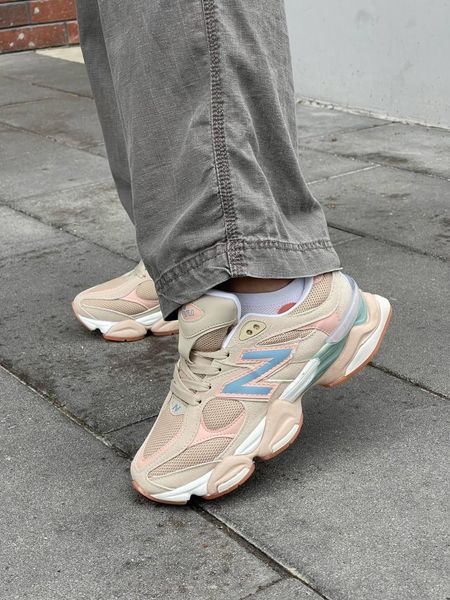 New Balance 9060 Beige Pink Blue 9492-36 фото