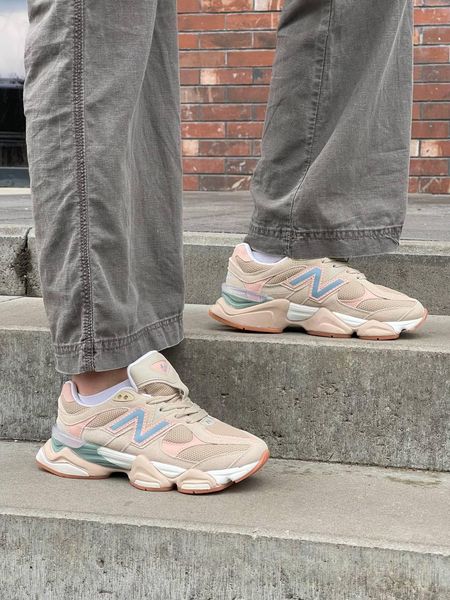 New Balance 9060 Beige Pink Blue 9492-36 фото