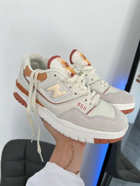 New Balance 550 White Orange 8000-36 фото