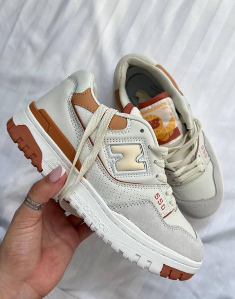 New Balance 550 White Orange 8000-36 фото