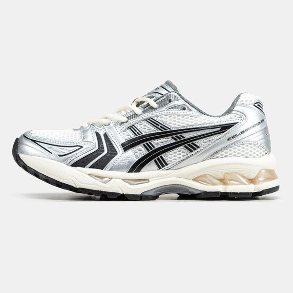 Asics Gel-Kayano 14 White Silver Black 9073-36 фото