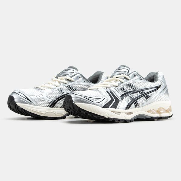 Asics Gel-Kayano 14 White Silver Black 9073-36 фото