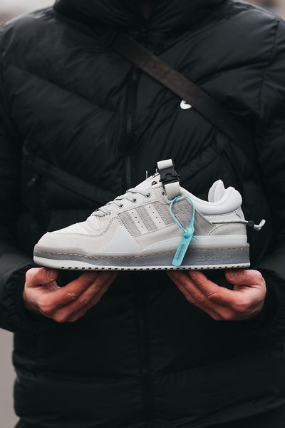 Bad Bunny x Adidas Forum Low Light Grey Cloud White 2764-36 фото