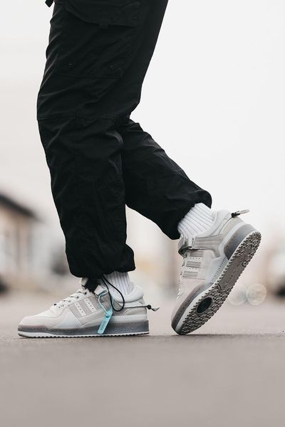 Bad Bunny x Adidas Forum Low Light Grey Cloud White 2764-36 фото