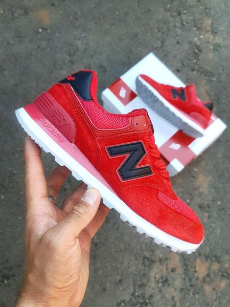 New Balance 574 Red White Black 5576-36 фото