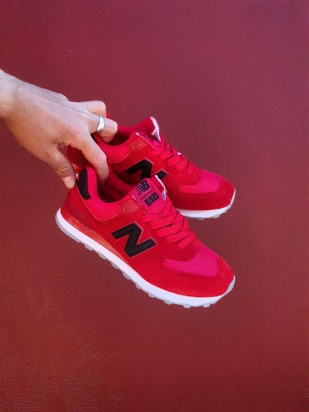 New Balance 574 Red White Black 5576-36 фото