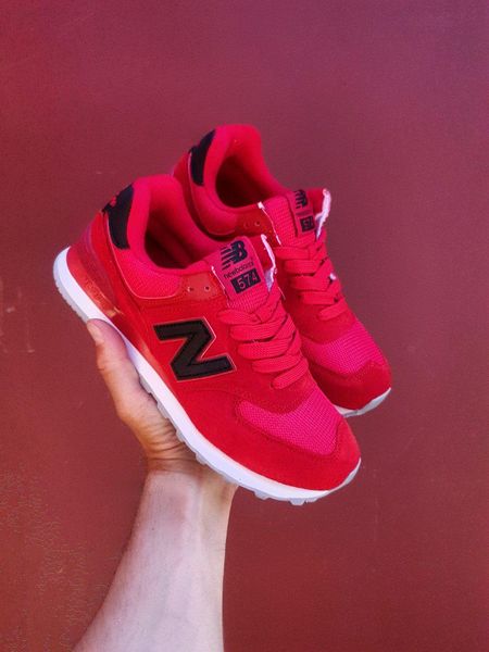 New Balance 574 Red White Black 5576-36 фото