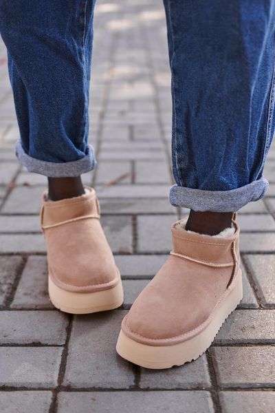 Ugg Classic Ultra Mini Platform Beige v2 9762-36 фото