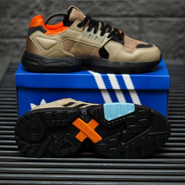 Adidas ZX Torsion Beige Black Orange 8950-36 фото